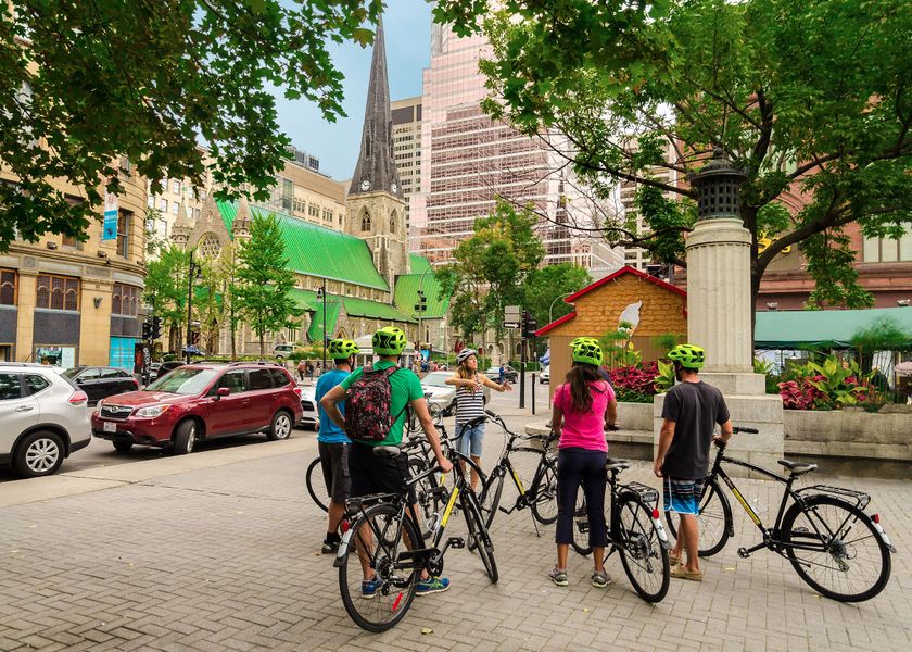 Optionele excursie: Montréal Plus Cycling Tour